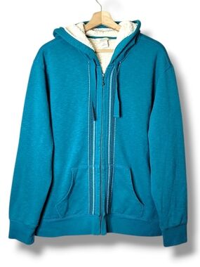 Natural Reflections Sherpa Lined Hoodie Jacket Size 2XL